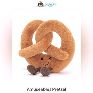 Jellycat Amuseables Pretzel in Medium RARE SOLD OUT ONLINE